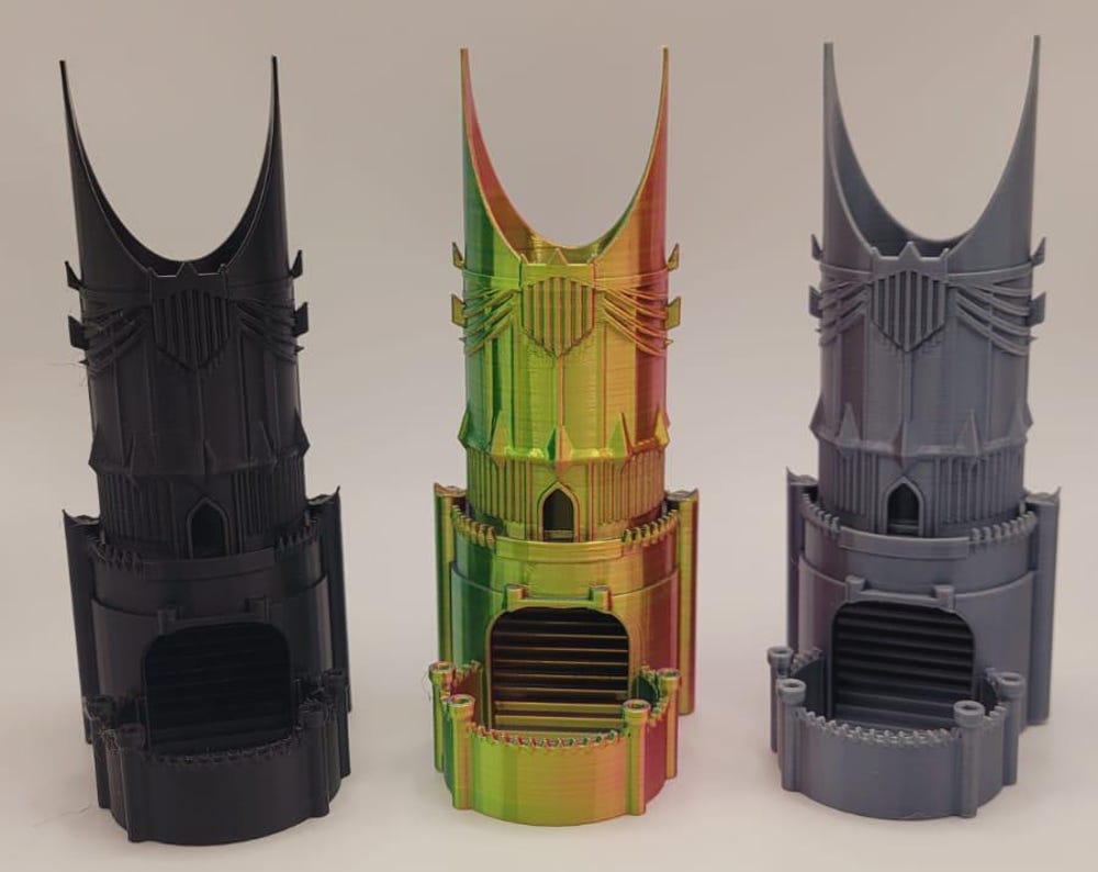 Pocket Barad-dûr Dice Tower