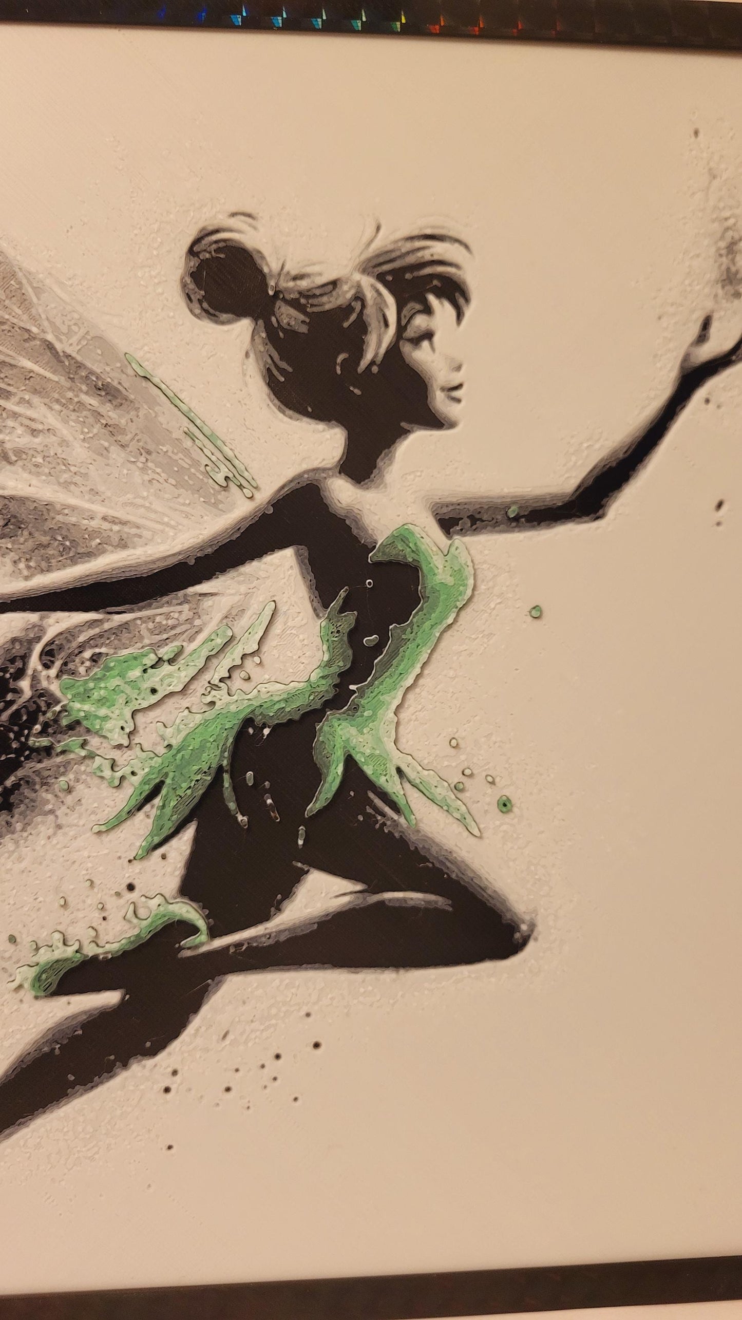 Tinker Bell 3D Printed Framed Wall Art