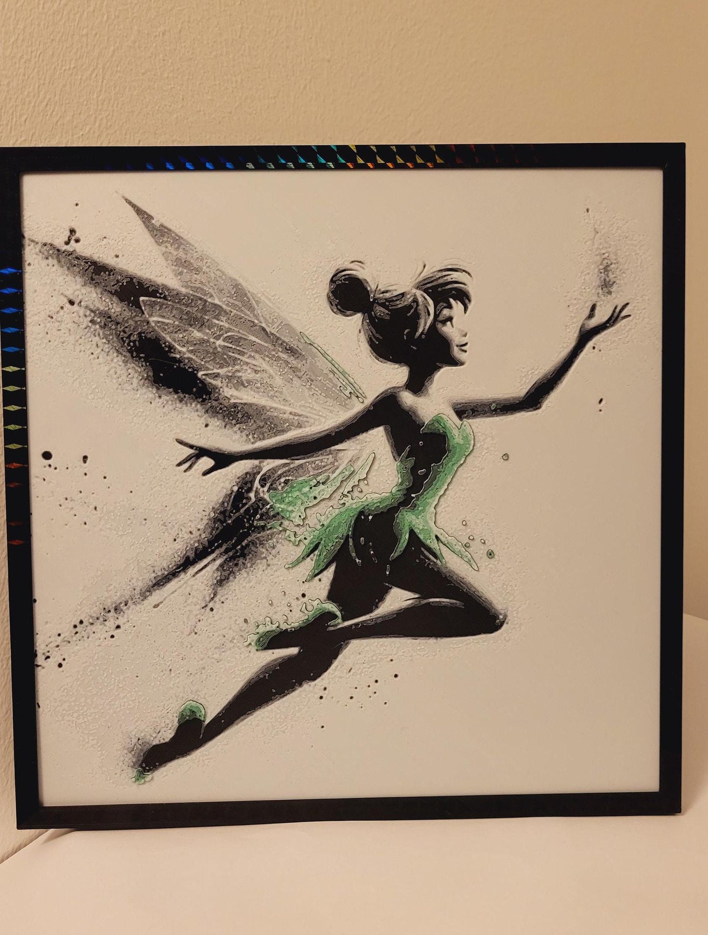 Tinker Bell 3D Printed Framed Wall Art