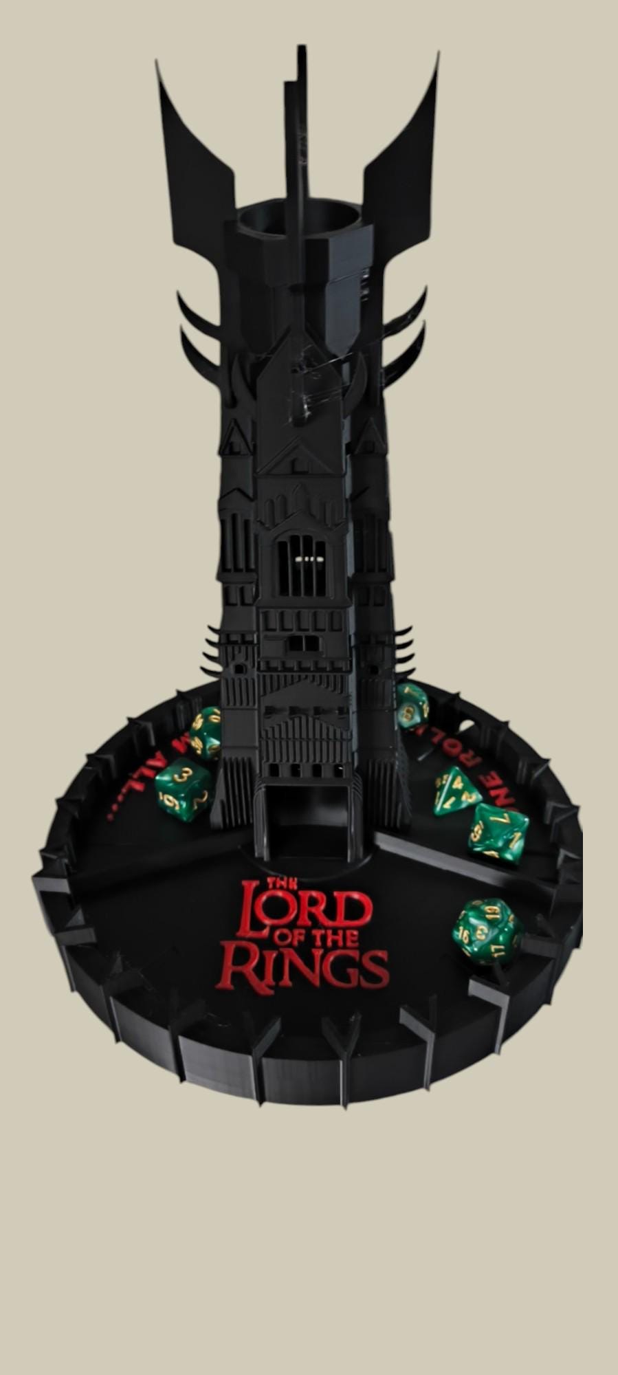 Orthanc Isengard Dice Tower - Lord of the Rings Inspired